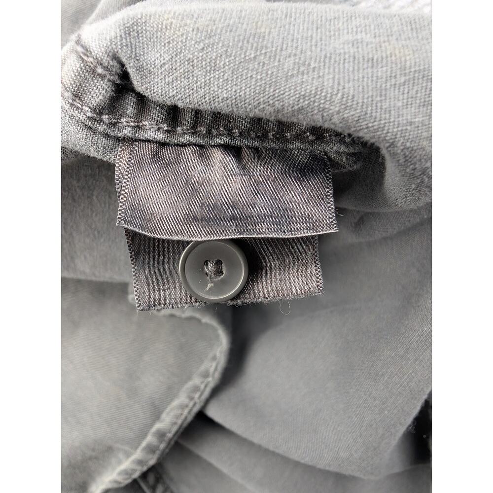 Levis Canvas Button Up Shirt Mens XXL Gray Work Wear Utility Thick Cotton Rugged - Picture 4 of 11